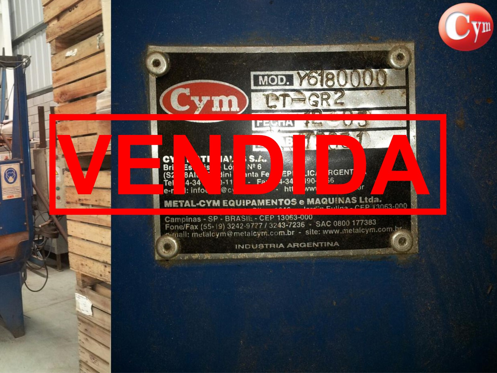 MAQUINA-GRANALLADORA-CINTA-LT-60-USADA-VENDIDA-POR-CYM-MATERIALES