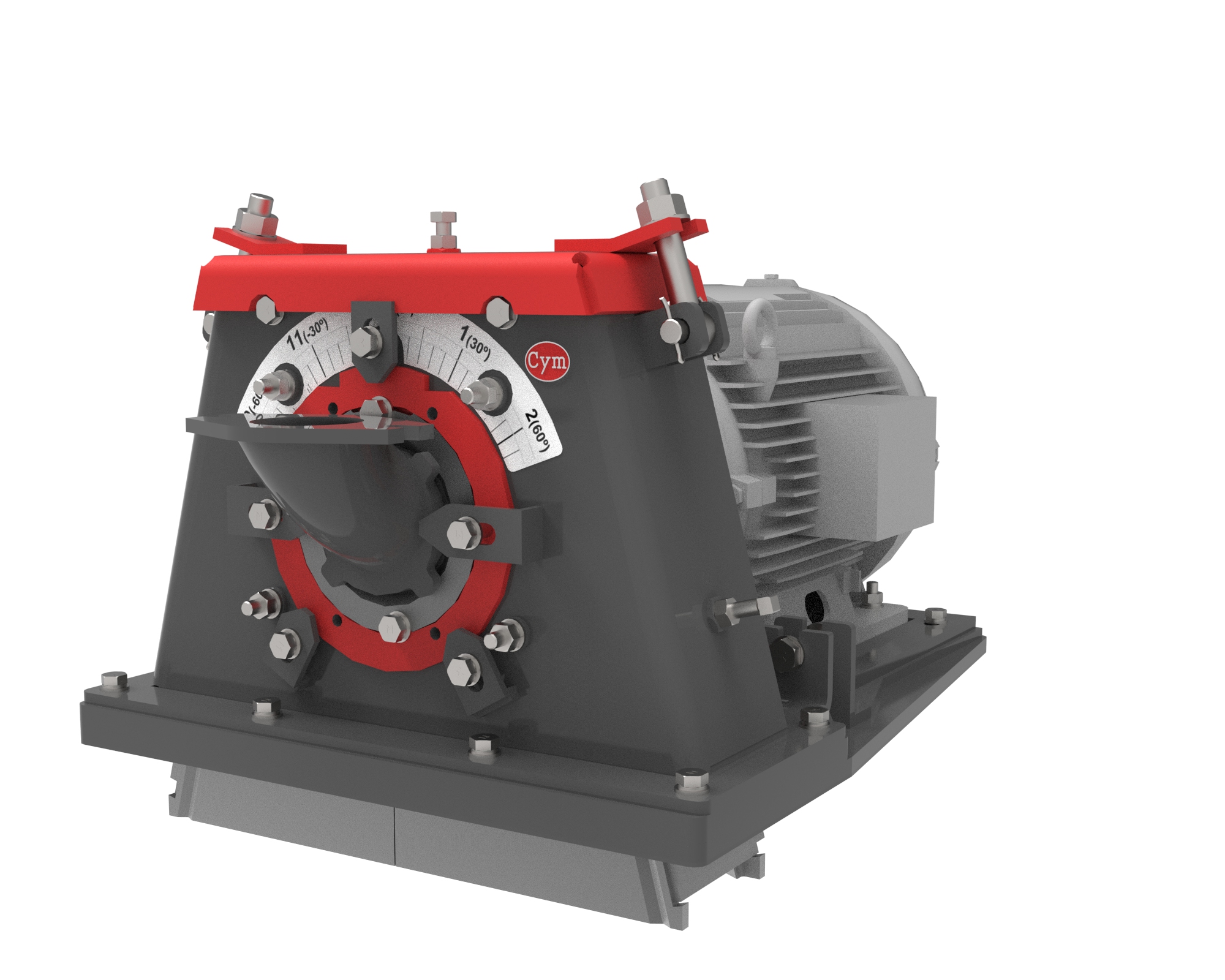 turbina-de-granallado-arrojando-granalla-cym-grafico