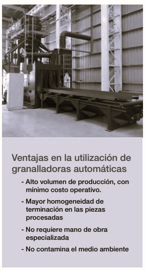 ventajas de la utilizacion de granalladoras automaticas