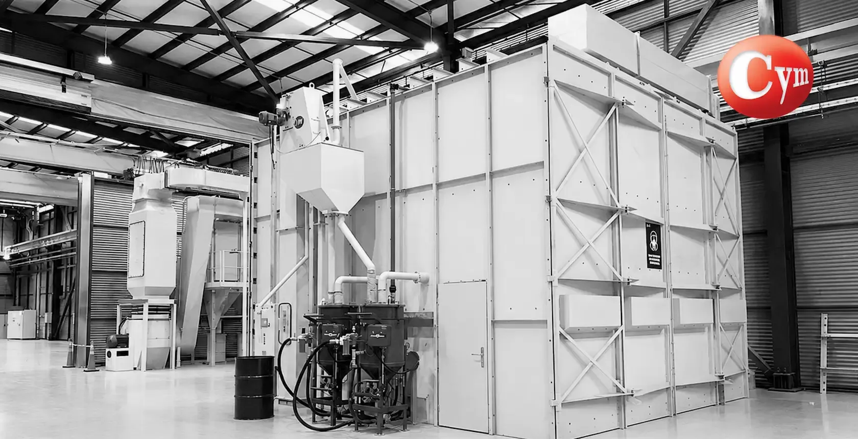 Cuarto de granallado manual minería CYM Materiales