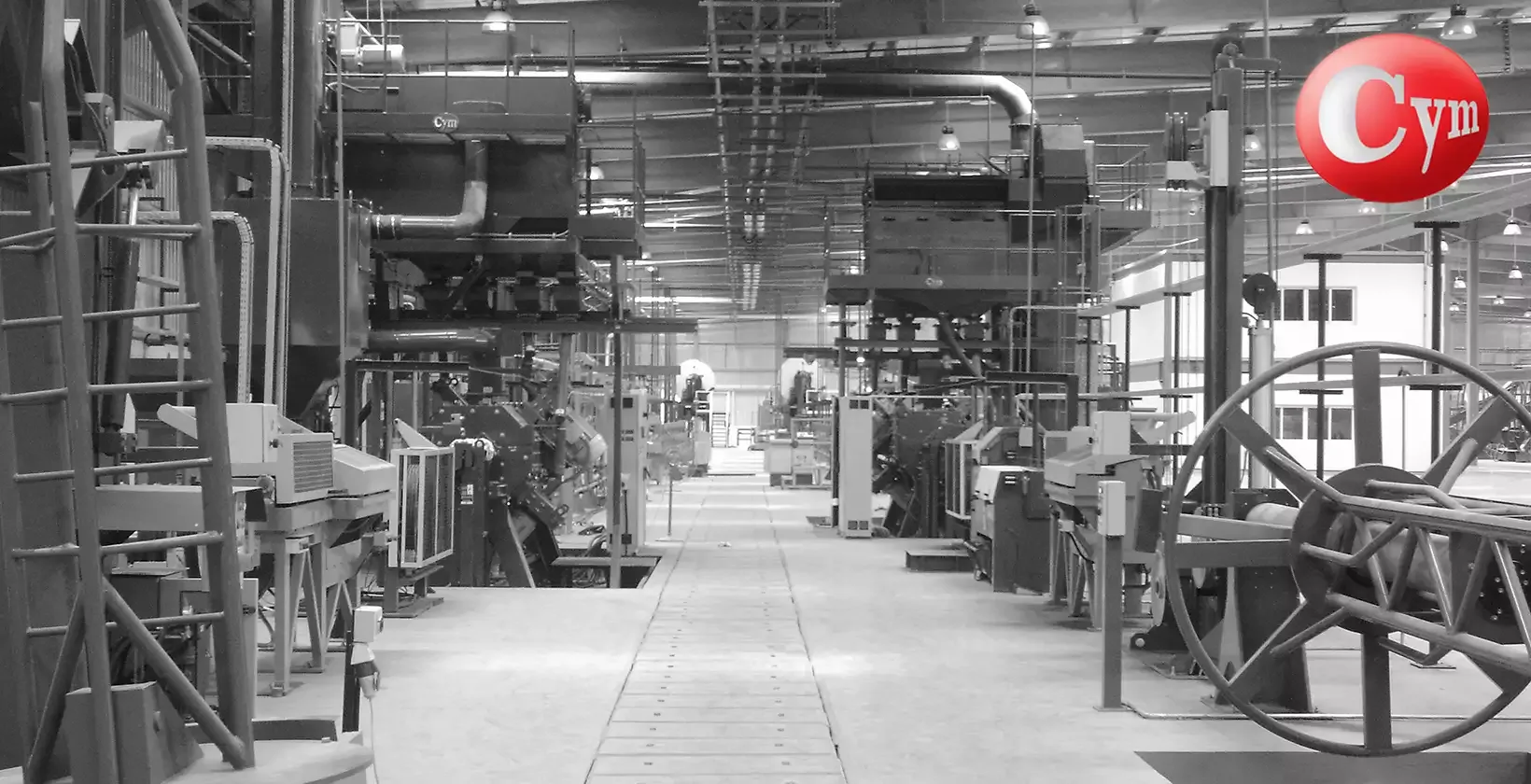 Granalladoras de alambre en línea CYM BAR 4 – 4 turbinas 40 HP – múltiples líneas de trefilado con desenrolladores de alambrón · Millennium Steel & Wire, Dubai
