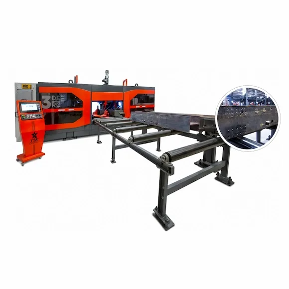 Taladrado de vigas CNC